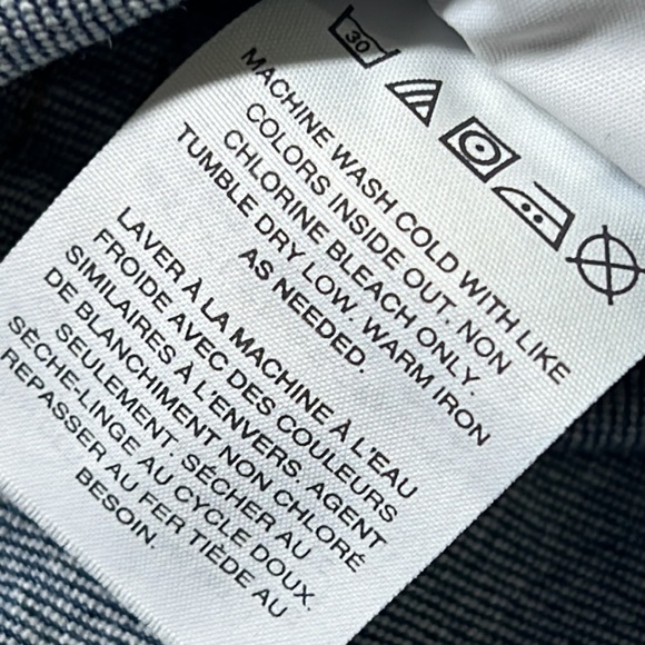 ⭐️🌸Madewell denim skirt size 26 mini frayed hem - Picture 7 of 8